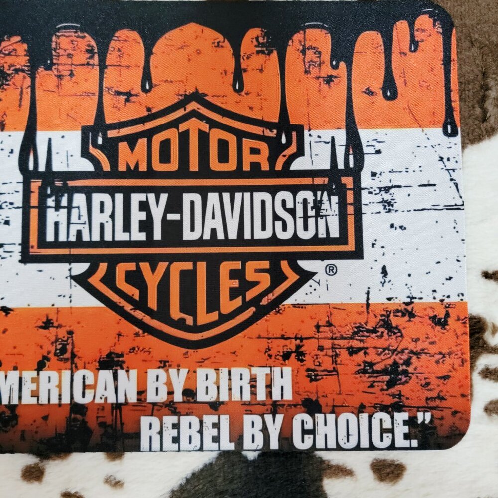 Harley Davidson Custom Computer Mouse Pad - Picture 6 of 8
